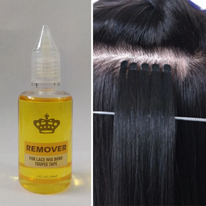 30ml Hair Extension Remover For Lace Wig Bond Toupee Tape Glue Adhesive Hair Remover