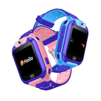 

Children's Smart Phone Watch Plug Card SOS Alarm Remote Positioning Two Way Call HD Vioce Waterproof Electronic Watch For Kids