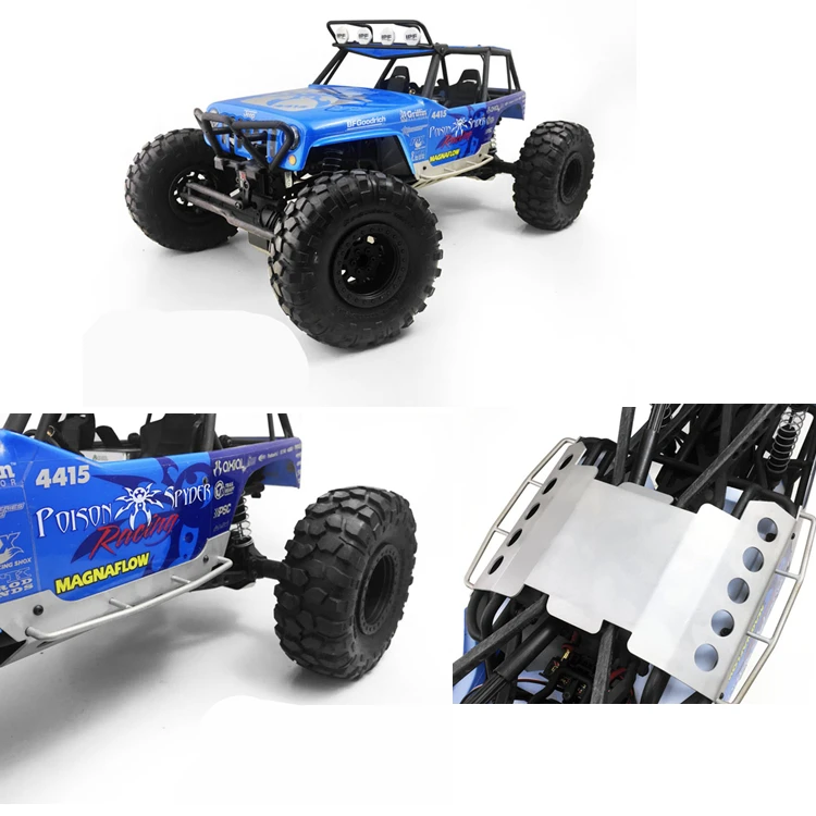 Металлическая Нижняя защитная пластина шасси для AXIAL Wraith AX90018 Scx10 гусеничный