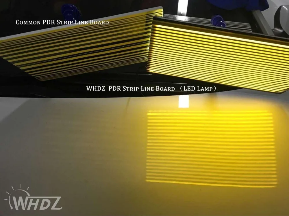 Hot LED Double Panel PDR Strip Line Board Paintless Dent Repair Tool Kit Lamp Reflective Borde 5v USB (10)