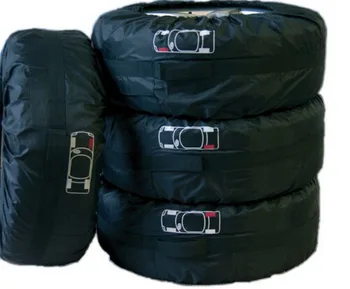 

13"-16" 16"-20"Spare Cover Case Polyester Winter Summer Car Storage Bag Automobile(4pcs/set)