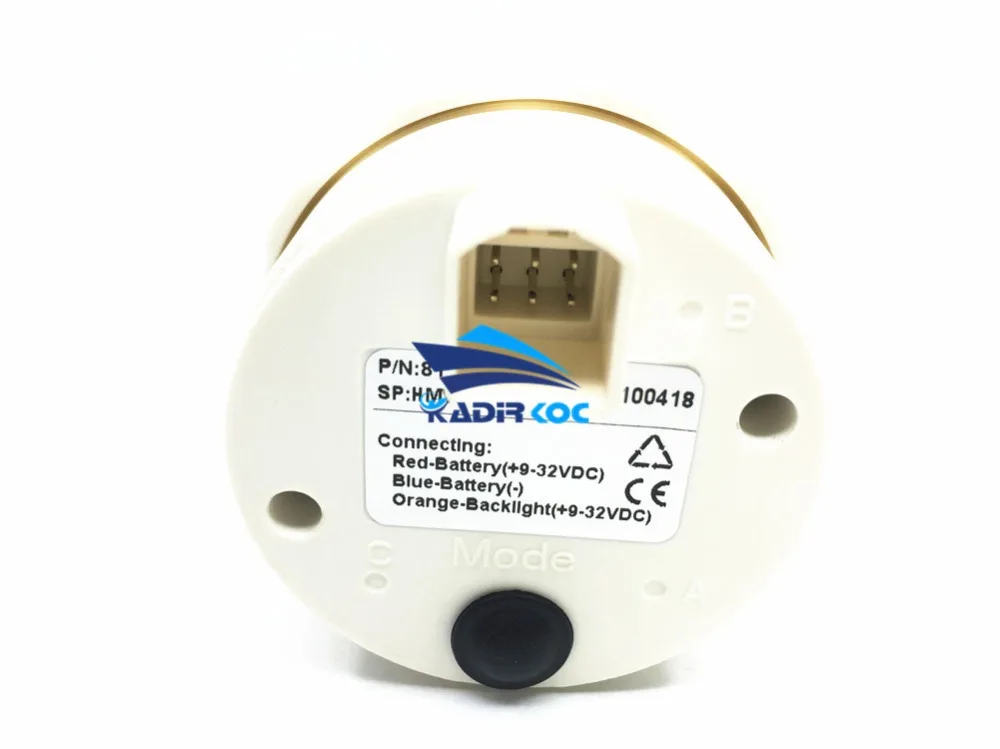 1 шт. стиль вольтметр настройки 52 мм 8-16 в указатель вольтметр ЖК-водонепроницаемый датчик напряжения с 8 видами подсветки для автомобиля грузовика