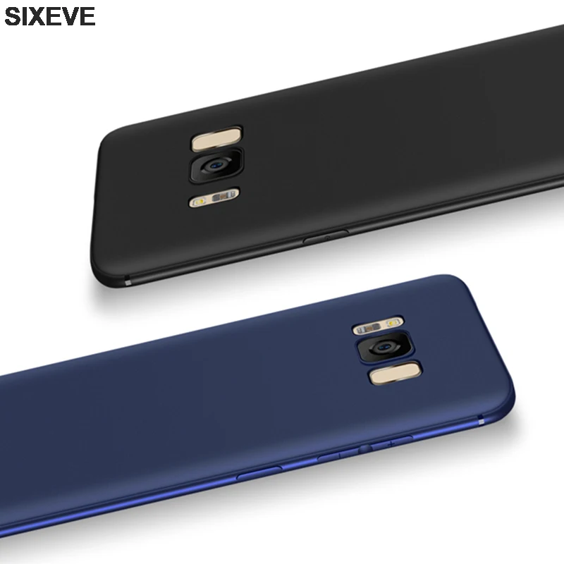 Матовый роскошный мягкий силиконовый чехол-накладка для Samsung Galaxy S9 S8 Plus S7 S6 Edge
