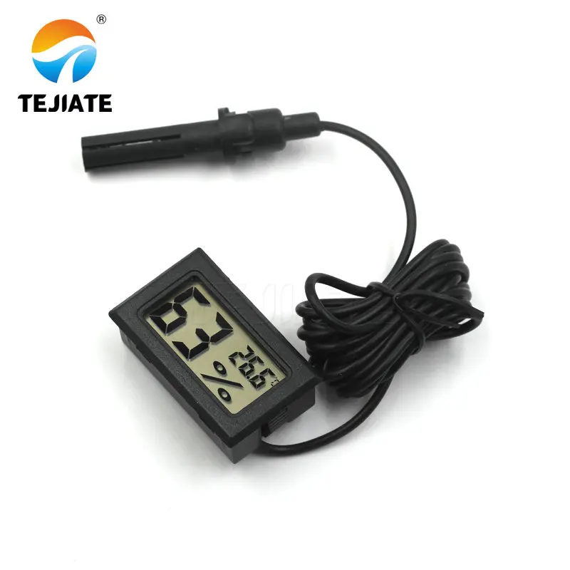 

1.5M Mini Digital Thermometer Hygrometer Temperature Humidity Moisture Sensor Meter Thermal Temperature Tester Detector Monitor