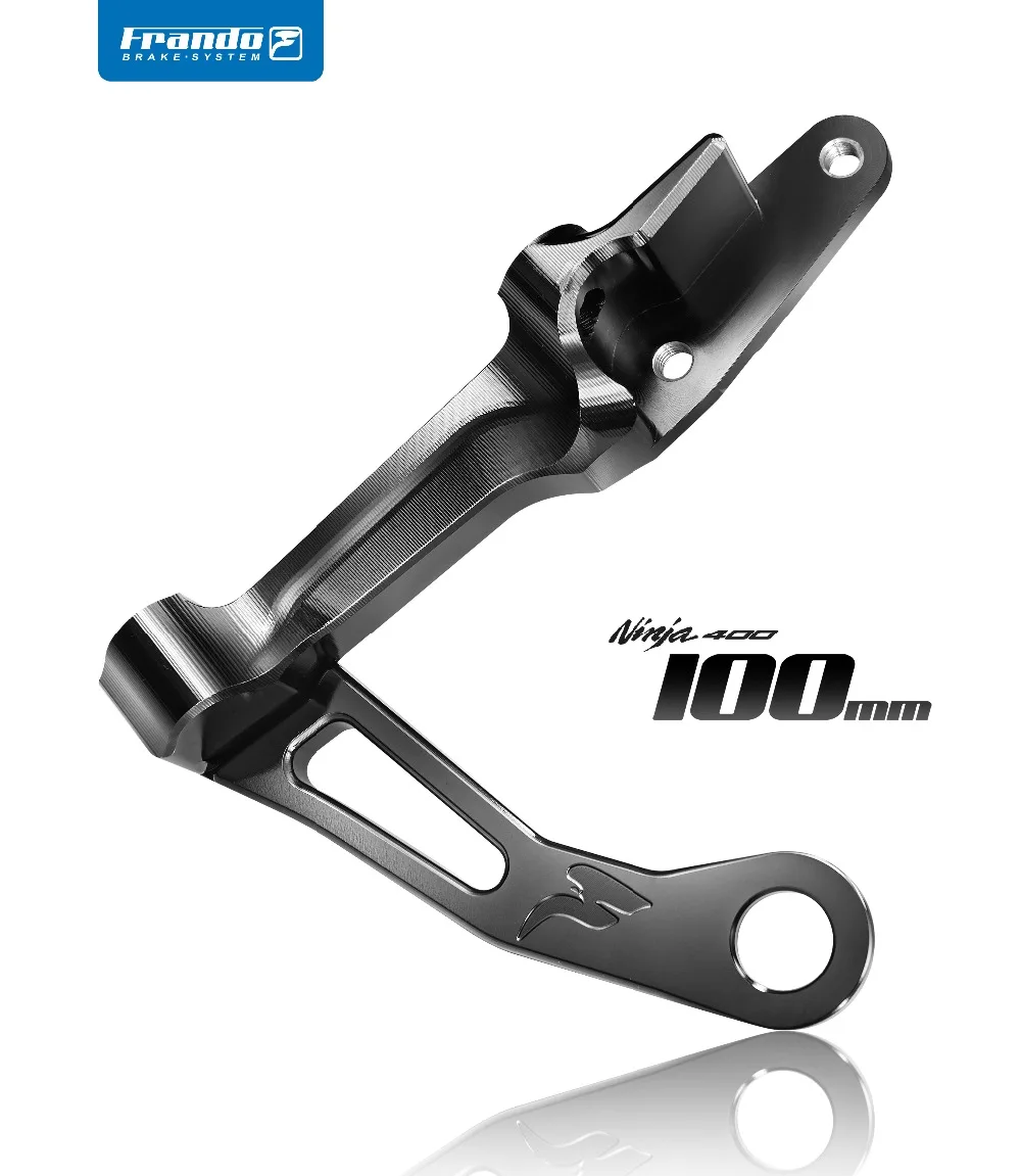 

Frando CNC aluminim alloy brale caliper bracket For kawasaki Ninja 400 Motorcycle modifivation 100mm brake caliper bracket