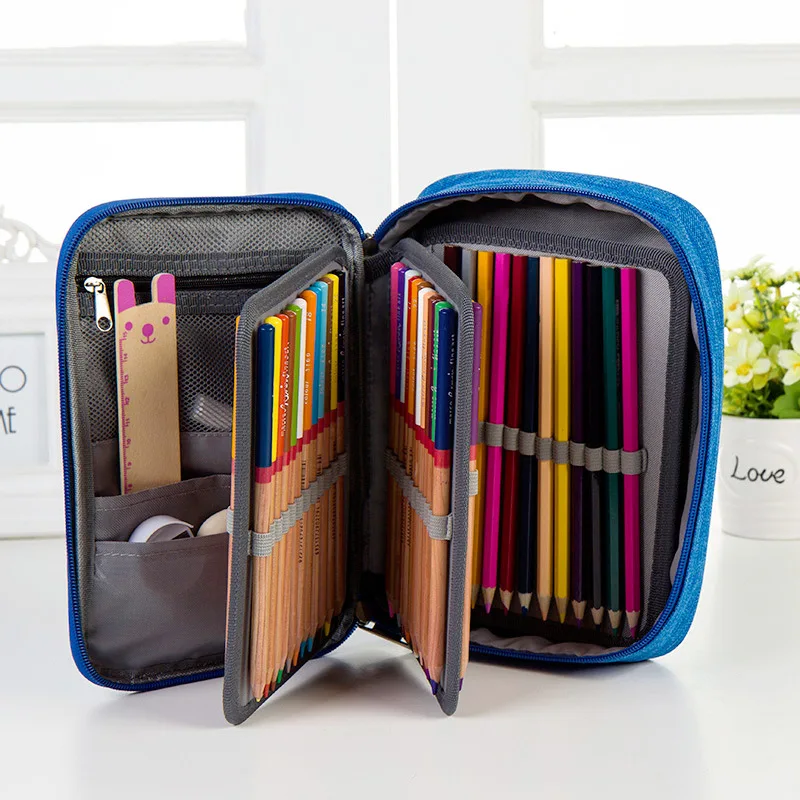 Multifunction School Pencils Case Large Capacity Pencil Pens Bag Holder
