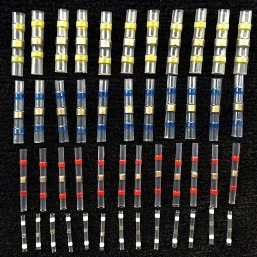 50/100/120 шт провода для пайки разъем, припоя уплотнения Термоусадочные разъемы и клеммы для проводов электрических Водонепроницаемый изоляцией