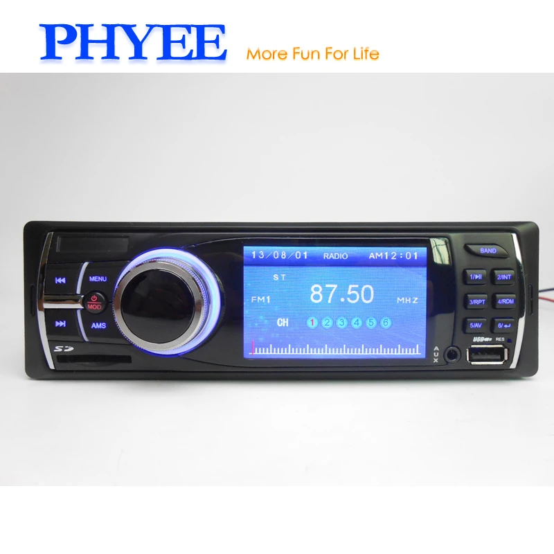 

1 Din Car Radio 3" TFT Autoradio MP5 Multimedia Player USB SD Aux Auto Audio Video System Camera Input Head Unit VX2002