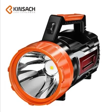 Портативный поисковый светильник, мощный светодиодный светильник-вспышка, точечный светильник с USB, перезаряжаемая лампа для кемпинга, палатки, охоты, рыбалки, туризма, H886