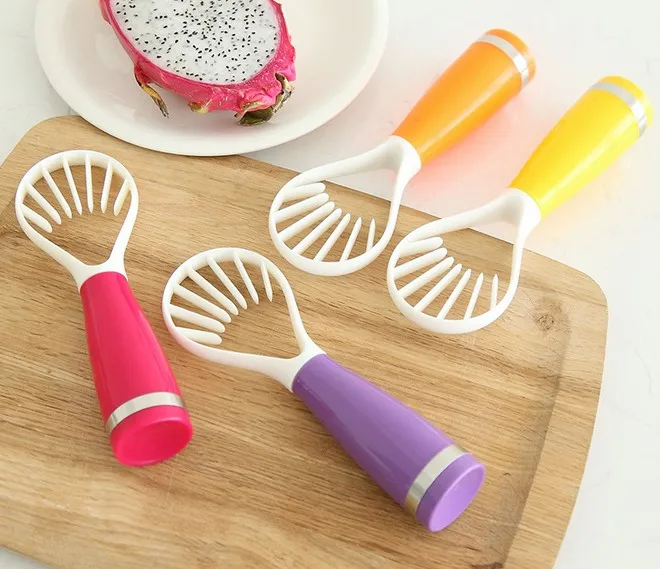 1PC DIY Fruit Scoop Candy Color Plastic Dig Cooking Tools Watermelon