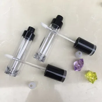

2019 New Arrival 500pcs 5ml Empty Lipstick Tubes Black cap Lipbalm tube DIY LIpgloss Packing container