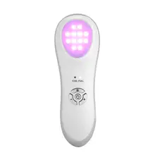 Светодиодный аппарат для подтяжки кожи лица, синий, красный светильник, фотон, нежная фототерапия кожи