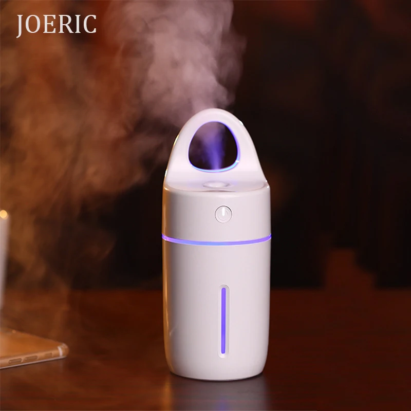 

JOERIC 175ML Ultrasonic Air Humidifier Fogger with Led Night Light USB Humidifiers Car Aroma Essential Oil Diffuser for Home