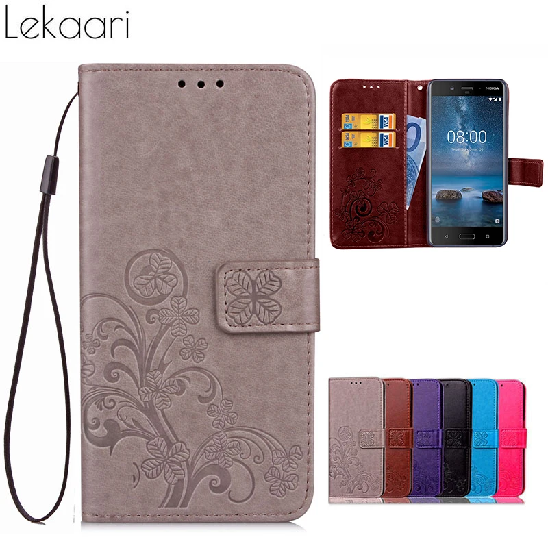 

For Nokia 3 5 Book Case Nokia 6 8 Cover PU Leather Silicone Luxury Wallet Flip Phone Case Coque for Nokia 3 5 6 8 Case Funda