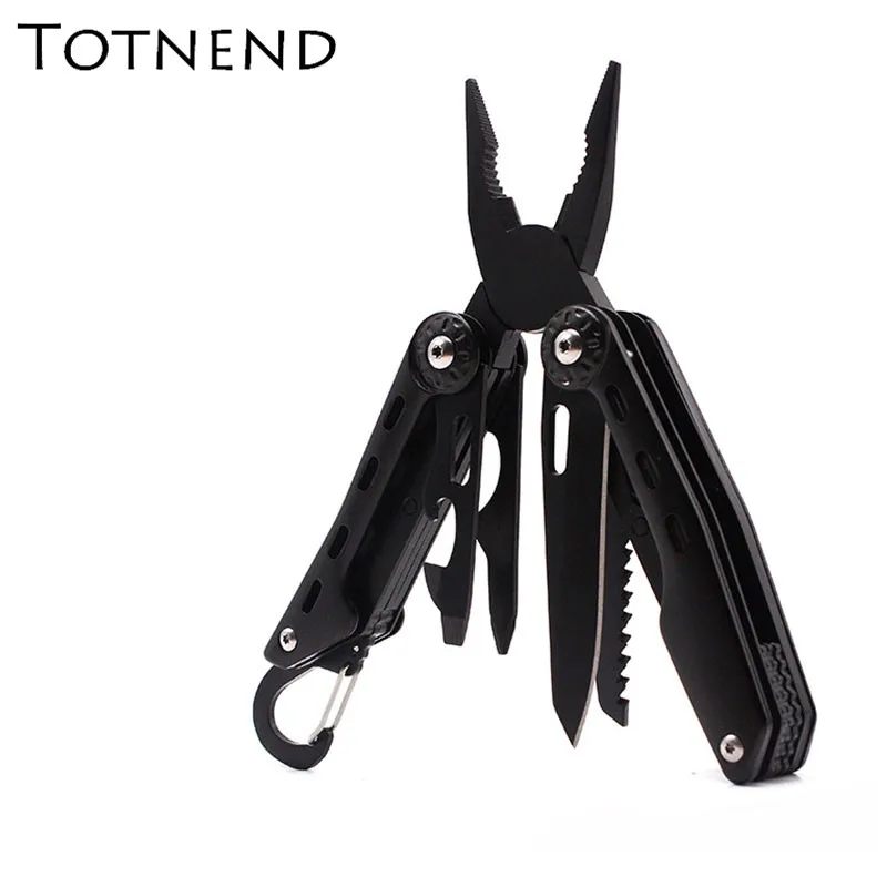 

Bat Full Black Knife Pliers Stainless Steel Folding Pliers Outdoor Multi-purpose Pliers Camping Multi-purpose Tools