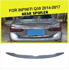 Углеродное волокно передний бампер спойлер сплиттеры для Infiniti Q50 стандартный бампер только 2013