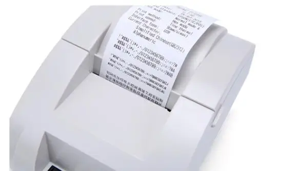 58 мм Термальный чековый принтер POS58 USB порт печать логотипа для супермаркета|receipt