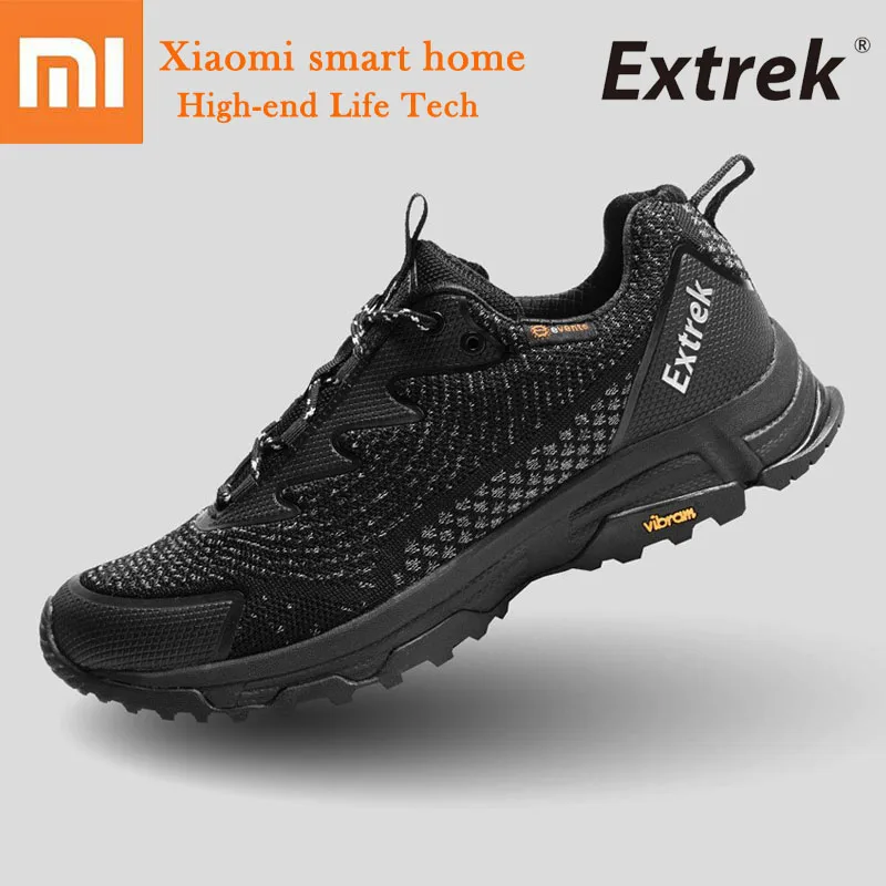 

Xiaomi Extrek Waterproof Outdoor Walking shoes Light breathable Non-slip 3D Flying weaving Travel Hiking shoes Men Wowen smart