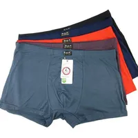 Bóxer de bambú de alta calidad, ropa interior masculina de talla grande XL a 6XL, 5 unidades por lote