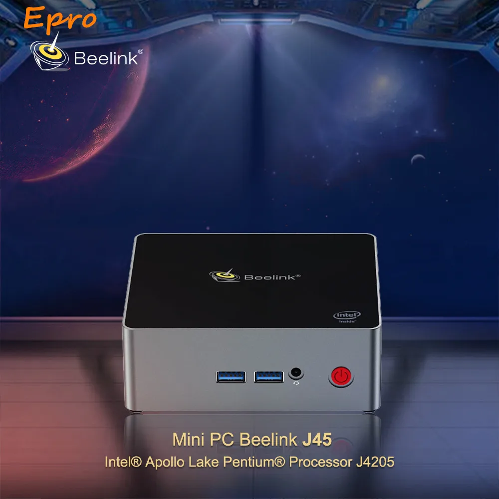 Beelink J45 Мини ПК J4205 в HD графика 505 4G/8G 128G/256G Win 10 ТВ коробка Beelink J4205 J45 медиаплеер BT4.0 J45 J4205 коробка