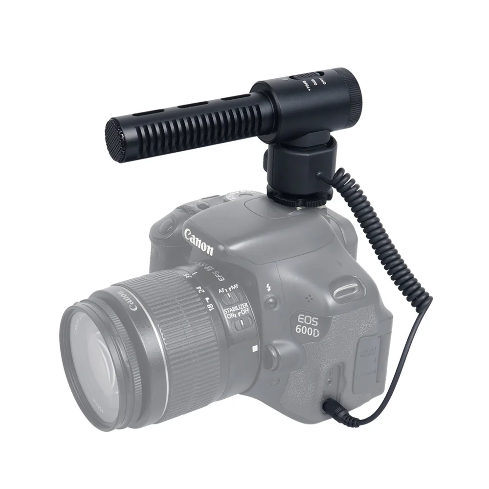 COMICA металлический направленный пушка стерео видео микрофон Микрофон для интервью для цифровой зеркальной камеры Canon Nikon sony Pentax Olympus DSLR Камера