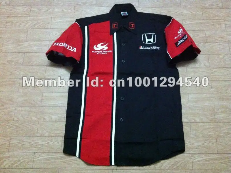 2012 PIT CREW SHIRT SPORT POWER F1 MOTORCYCLE RALLY RACE RACING SIZE:M/L/XL/XXL|shirt western|racing polo shirtracing wholesale |