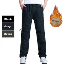 OONU marke NEUE Winter Doppelschicht männer Warm Baggy Pants Baumwolle Hosen Für Männer Männliche Militärische Taktische Grün hosen