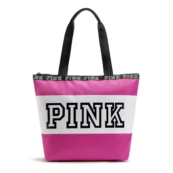 

ECO Weekend Travel Tote shopping Bag love Pink lady beach handbag crossbody bags for women 2019 bolsa feminina