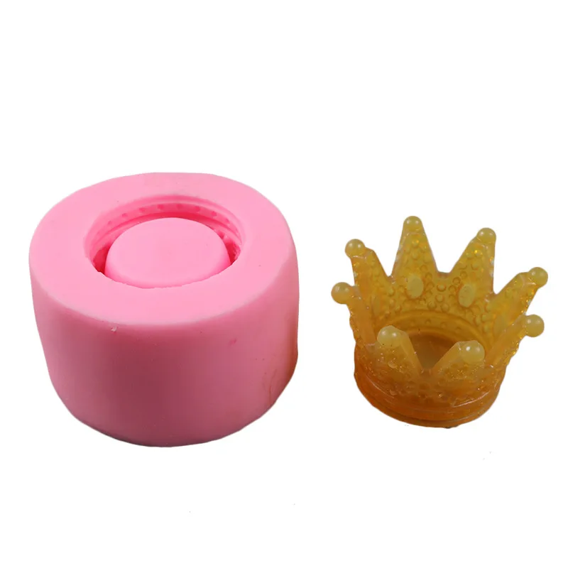 3D Crown Liquid Silicone Mold Handmade Soap Molds DIY Fondant Cake