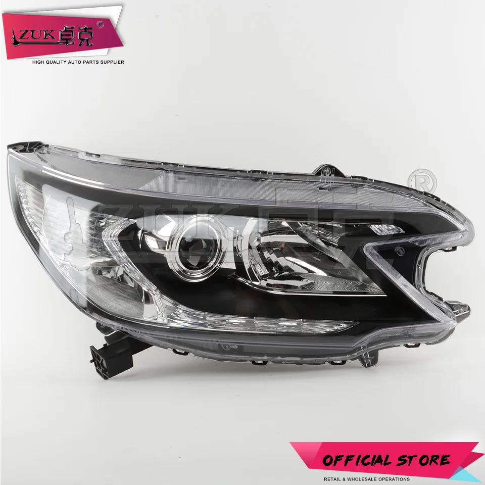 ZUK Авто галогенные HID головной свет фара в сборе для HONDA CRV 2012 2013 RM фары День Время Бег светодиодный