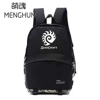 

Star Craft game fans daily use black nylon gamers backpack gift for Star Craft fans NB170
