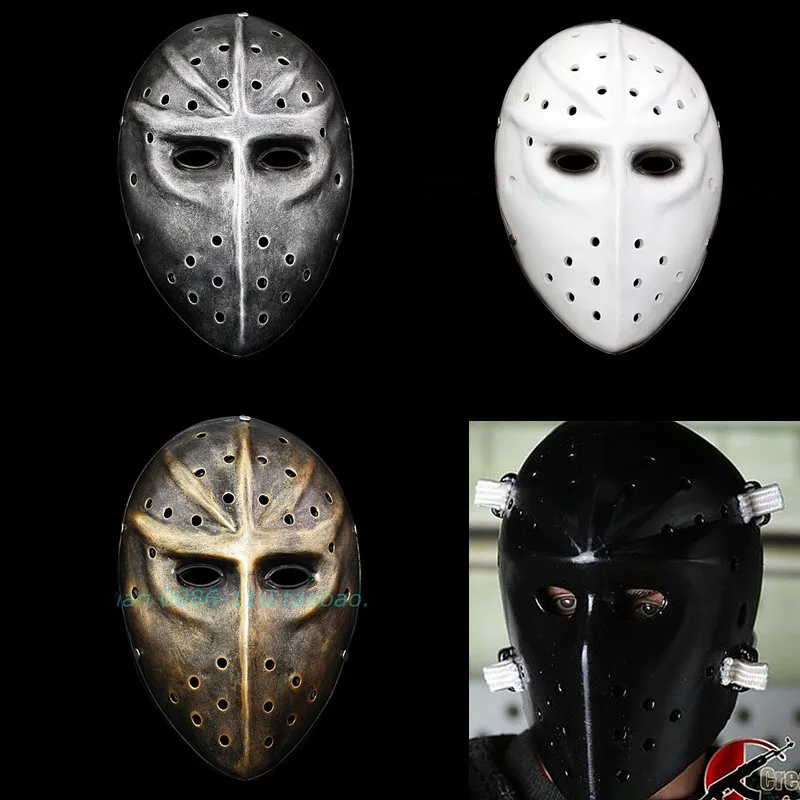 Slapshot Хоккейная маска Джейсона Voorhees Фредди косплей страйкбол игры маски Whtie Черный M