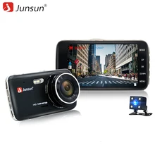 Junsun 4.0″ IPS Car DVR Camera Dual Lens Dash Cam FHD 1080P with Rear view Auto Registrator Digital Video Recorder Camcorder
