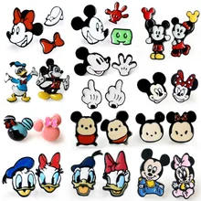 IVYYE Микки, Минни, Дональд Мода Аниме Сережка с героями мультфильмов милые серьги-гвоздики с животными для женщин девочек дети ювелирные изделия подарок