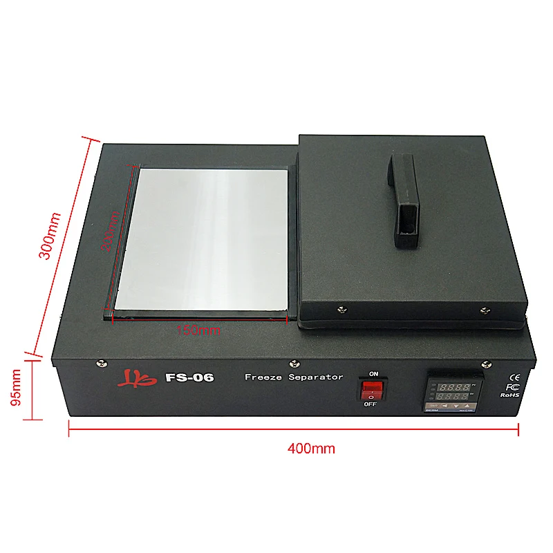  9 inchs FS-06 LCD Touch Screen Separate Frozen Freezer SeparatorLiquid Nitrogen separator Machine F
