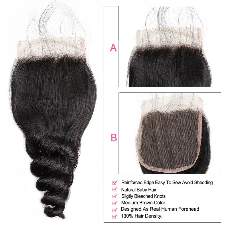 Brazilian Loose Wave Bundles With Closure Remy Hair 3 Bundles With Lace Closure Lolly Hair Human Hair Weave With Closure 4 Pics Brazilian Loose Wave Bundles With Closure Remy Hair 3 Bundles With Lace Closure Lolly Hair Human Hair Weave With Closure 4 Pics