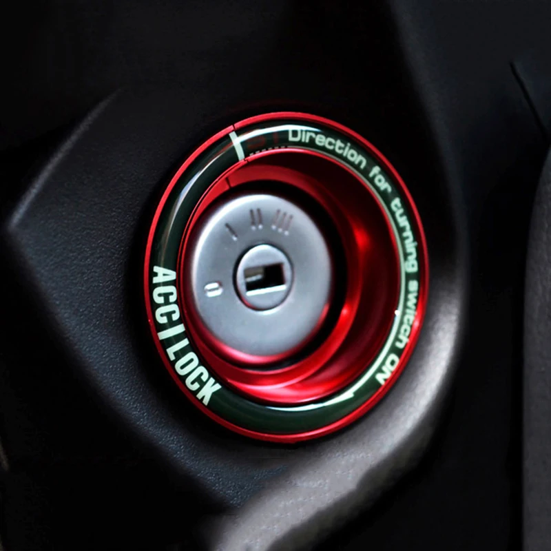 Aluminium alloy ignition key ring cover key ring decoration Car