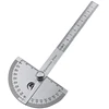 Digital Ruler Stainless Steel Round Head 180 degree Protractor Angle Finder Rotary Measuring Ruler Machinist Tool 6