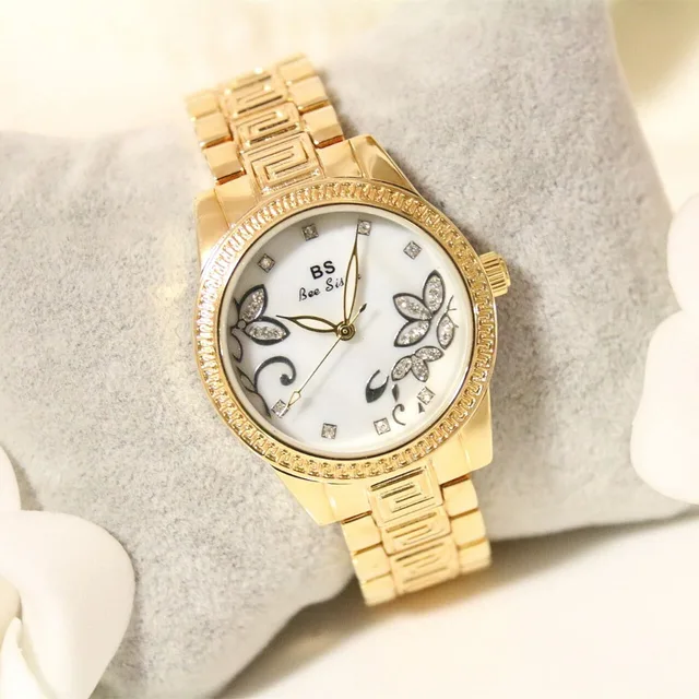 Dress Watches Women Gold Watch Fashion Brand Rhinestone Diamond Girls Waterproof Dress Watches Women Gold Watch Fashion Brand Rhinestone Diamond Girls Waterproof
