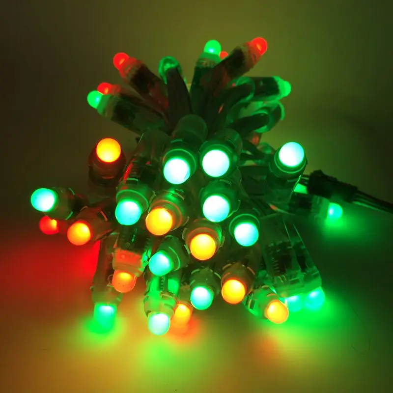 Natal do Diodo Emissor de Luz por Atacado 1000 Pcs e 8000 Pcs Ws2811 Led Pixel Módulo 12mm Ip68 5 à Prova d' Água dc v Full Color Rgb Corda 8 1000 pces8000 pces ws2811 conduziu o módulo