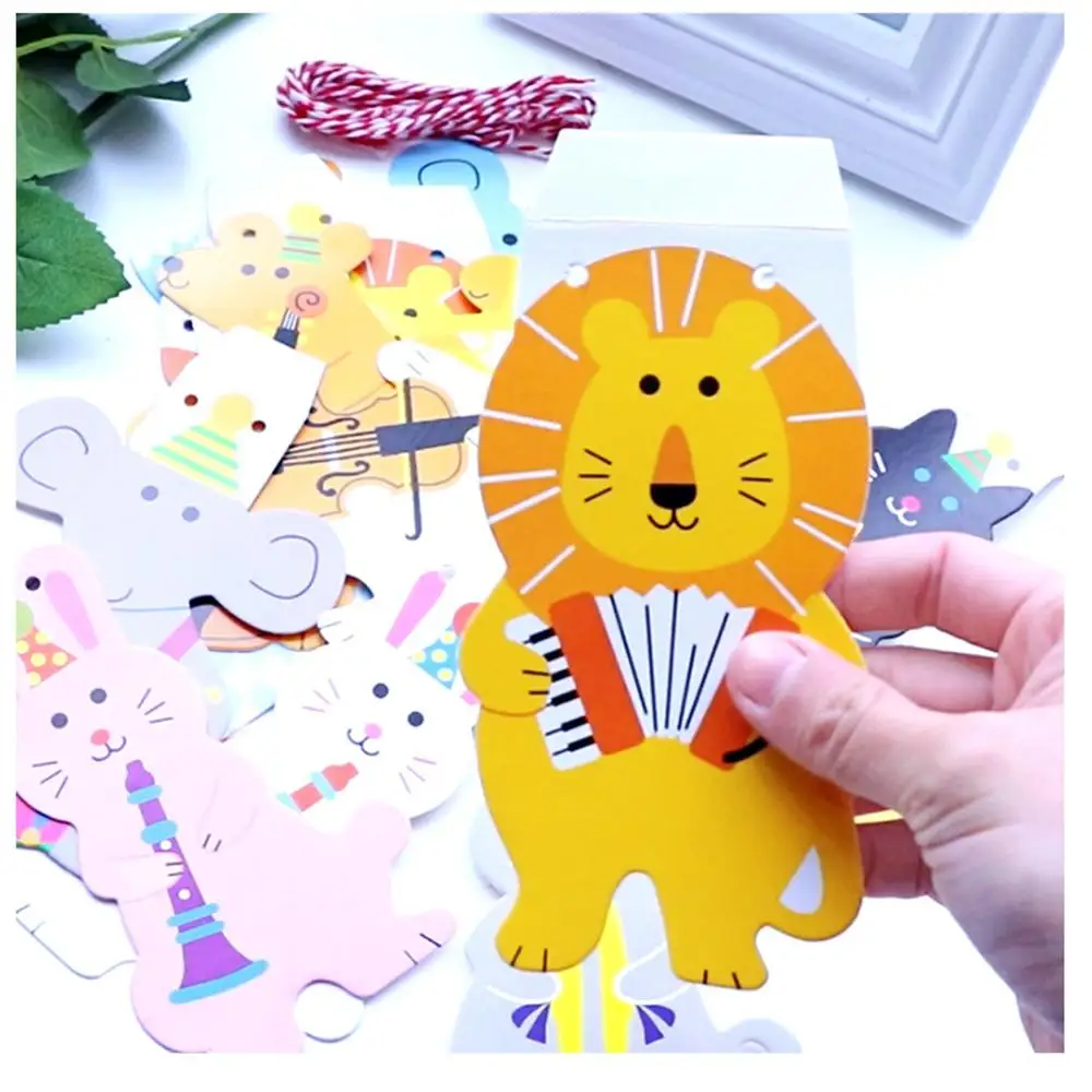 

E-doo Banners, 2.4M First Birthday Decoration Pull Flag, 15 Pcs/Package Paper Bunting for Party Supplies