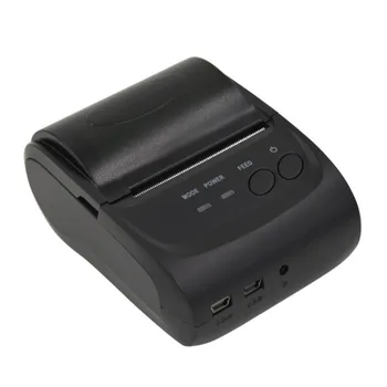 

Bluetooth Thermal Receipt Printer 58mm Pocket Printer POS Thermal Receipt Printer Support for IOS Android Windows US EU Adapter