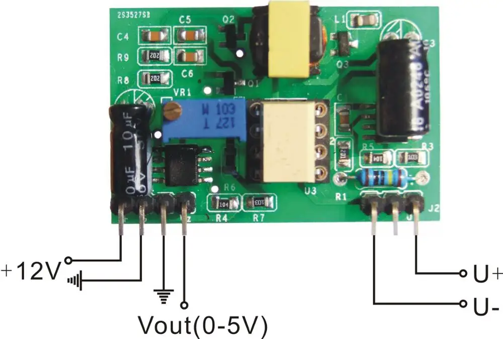 

Isolated 0-10V to 0-5V Converter Module with 12V Operating Power Supply 0-5V to 0-5V Module