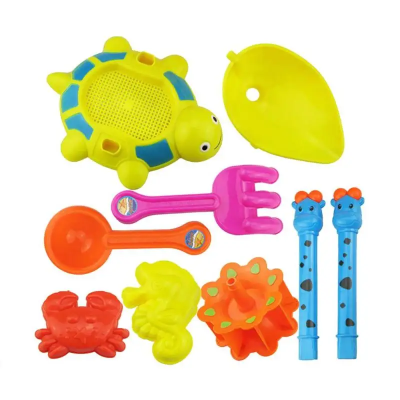 5 шт./компл. летние пляжные песочные игрушки для водных игр дети Ведёрко для морского побережья лопаты