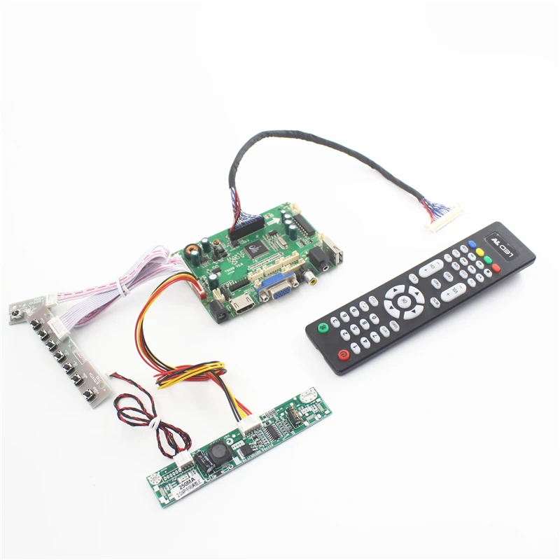 TSUX9 V2.0 HDMI VGA Аудио AV плата ЖК контроллера с USB для LVDS панели 23 8 дюйма LM238WF1 SLK1
