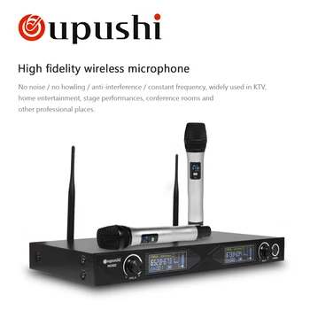 

Oupushi Low Price Wireless Microphone Handheld Professional UHF PPL Karaoke KTV Microfone For Outdoor Stage Event