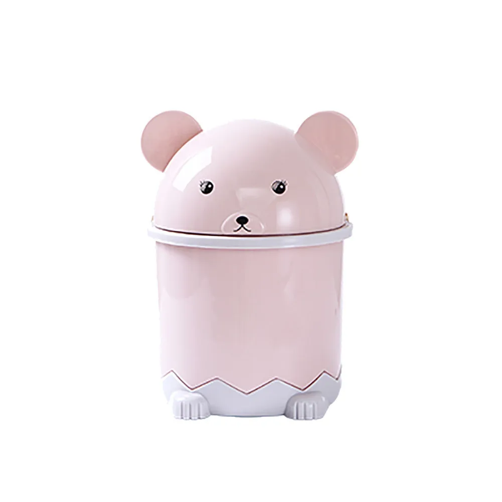Desktop мусорные баки флип корзина для мусора крышка мини портативный Bin pouble Salle De Bain #