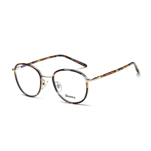 Donna Tr90 Women Frame Glasses Round Optical Clear Lense Frame 