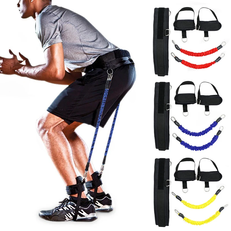 

Multi-color Latex Leg Bounce Trainer Pull Rope Resistance Band Fitness Bouncing Rope Leg Strength Training Agility Pull Strap
