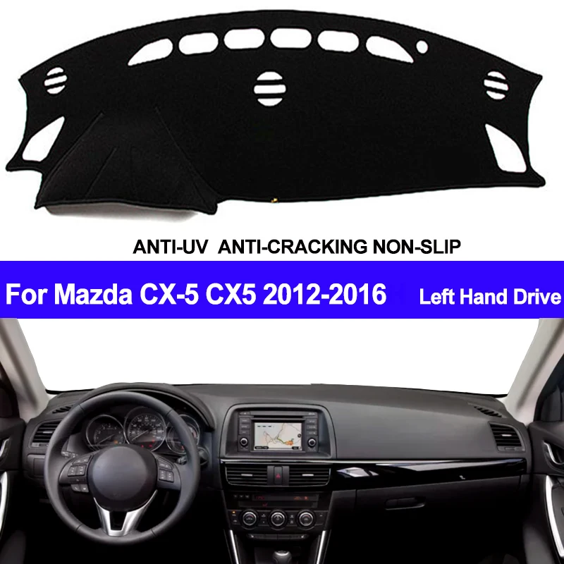 TAIJS Car Dashboard Cover Dash Mat For Mazda CX 5 CX5 2012 2013 2014 2015 2016 Dashmat Pad